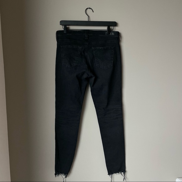 Adriano Goldschmied AG Legging Super Skinny Raw Ankle Jeans Sz 29R - Picture 4 of 9